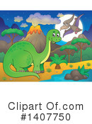 Dinosaur Clipart #1407750 by visekart