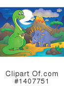 Dinosaur Clipart #1407751 by visekart