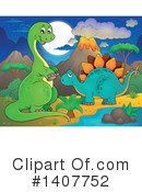 Dinosaur Clipart #1407752 by visekart