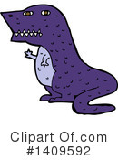 Dinosaur Clipart #1409592 by lineartestpilot