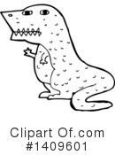 Dinosaur Clipart #1409601 by lineartestpilot