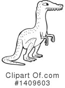Dinosaur Clipart #1409603 by lineartestpilot