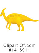 Dinosaur Clipart #1416911 by Vector Tradition SM