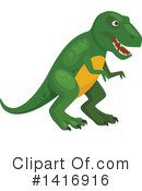 Dinosaur Clipart #1416916 by Vector Tradition SM