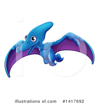 Pterodactyl Clipart #1417692 by AtStockIllustration