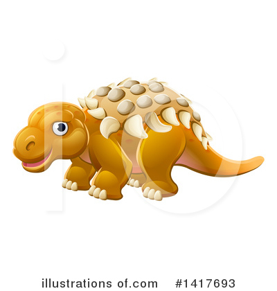 Dinosaur Clipart #1417693 by AtStockIllustration