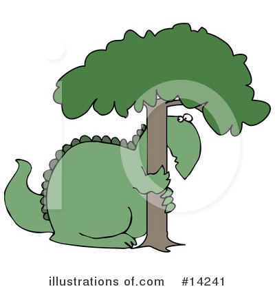 Royalty-Free (RF) Dinosaur Clipart Illustration by djart - Stock Sample #14241