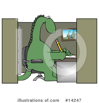 Royalty-Free (RF) Dinosaur Clipart Illustration by djart - Stock Sample #14247