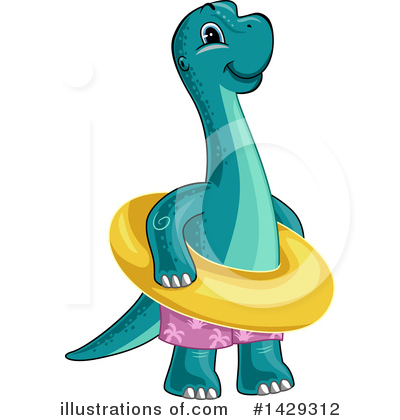 Brontosaurus Clipart #1429312 by BNP Design Studio