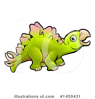 Royalty-Free (RF) Dinosaur Clipart Illustration by AtStockIllustration - Stock Sample #1450431
