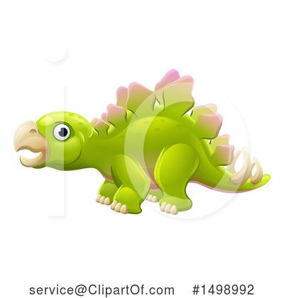 Stegosaur Clipart #1498992 by AtStockIllustration