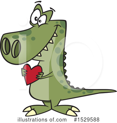 Royalty-Free (RF) Dinosaur Clipart Illustration by toonaday - Stock Sample #1529588