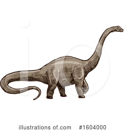 Royalty-Free (RF) Dinosaur Clipart Illustration by Vector Tradition SM - Stock Sample #1604000