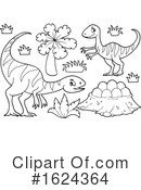 Dinosaur Clipart #1624364 by visekart