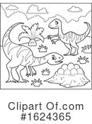 Dinosaur Clipart #1624365 by visekart