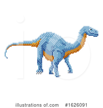 Royalty-Free (RF) Dinosaur Clipart Illustration by AtStockIllustration - Stock Sample #1626091