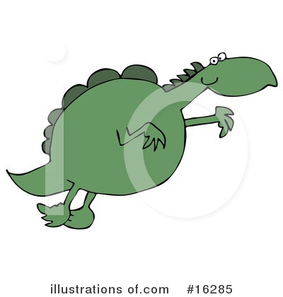 Royalty-Free (RF) Dinosaur Clipart Illustration by djart - Stock Sample #16285