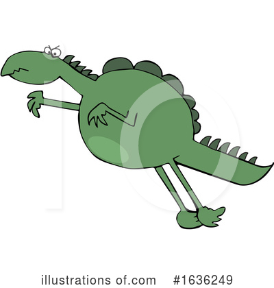 Royalty-Free (RF) Dinosaur Clipart Illustration by djart - Stock Sample #1636249