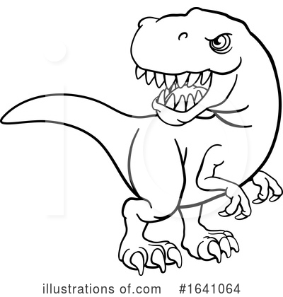Royalty-Free (RF) Dinosaur Clipart Illustration by AtStockIllustration - Stock Sample #1641064