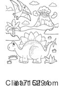 Dinosaur Clipart #1715294 by visekart