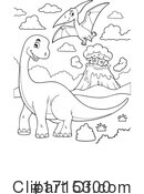 Dinosaur Clipart #1715300 by visekart