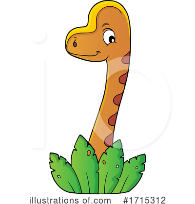 Royalty-Free (RF) Dinosaur Clipart Illustration by visekart - Stock Sample #1715312