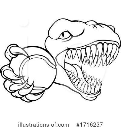 Royalty-Free (RF) Dinosaur Clipart Illustration by AtStockIllustration - Stock Sample #1716237