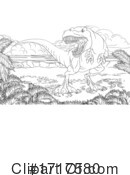 Dinosaur Clipart #1717580 by AtStockIllustration