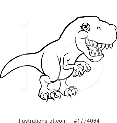 Royalty-Free (RF) Dinosaur Clipart Illustration by AtStockIllustration - Stock Sample #1774064