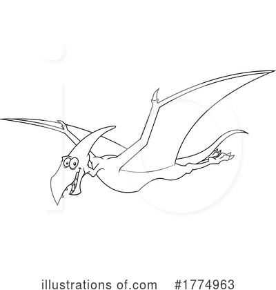 Royalty-Free (RF) Dinosaur Clipart Illustration by Hit Toon - Stock Sample #1774963
