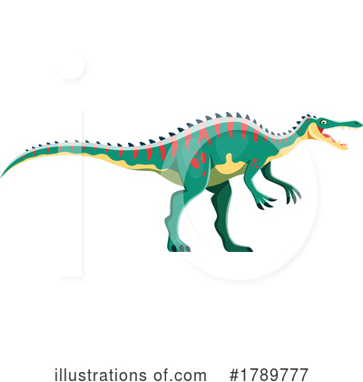 Royalty-Free (RF) Dinosaur Clipart Illustration by Vector Tradition SM - Stock Sample #1789777
