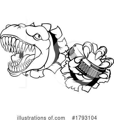 Royalty-Free (RF) Dinosaur Clipart Illustration by AtStockIllustration - Stock Sample #1793104