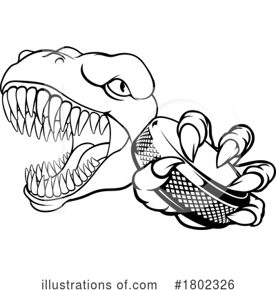 Royalty-Free (RF) Dinosaur Clipart Illustration by AtStockIllustration - Stock Sample #1802326
