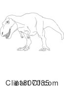 Dinosaur Clipart #1807085 by Hit Toon