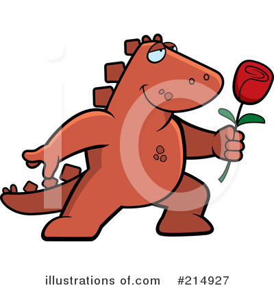 Royalty-Free (RF) Dinosaur Clipart Illustration by Cory Thoman - Stock Sample #214927