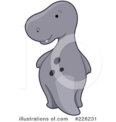 Royalty-Free (RF) Dinosaur Clipart Illustration by BNP Design Studio - Stock Sample #226231