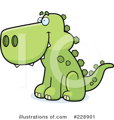 Royalty-Free (RF) Dinosaur Clipart Illustration by Cory Thoman - Stock Sample #228901