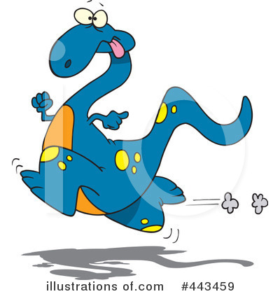 Royalty-Free (RF) Dinosaur Clipart Illustration by toonaday - Stock Sample #443459