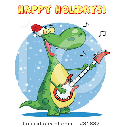 Royalty-Free (RF) Dinosaur Clipart Illustration by Hit Toon - Stock Sample #81882