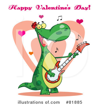 Royalty-Free (RF) Dinosaur Clipart Illustration by Hit Toon - Stock Sample #81885