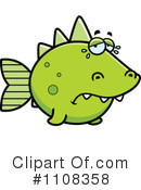 Dinosaur Fish Clipart #1108358 by Cory Thoman