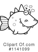 Dinosaur Fish Clipart #1141099 by Cory Thoman