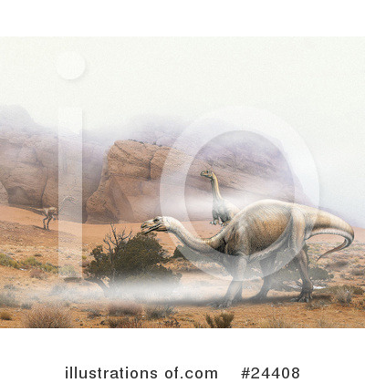 Royalty-Free (RF) Dinosaurs Clipart Illustration by Eugene - Stock Sample #24408