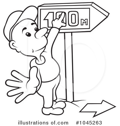 Royalty-Free (RF) Directions Clipart Illustration by dero - Stock Sample #1045263
