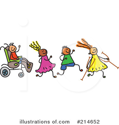 Royalty-Free (RF) Disabled Clipart Illustration by Prawny - Stock Sample #214652