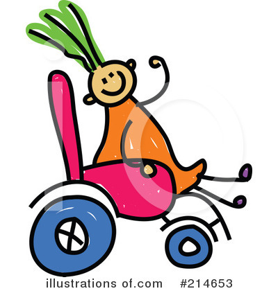 Royalty-Free (RF) Disabled Clipart Illustration by Prawny - Stock Sample #214653