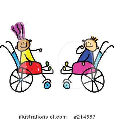 Royalty-Free (RF) Disabled Clipart Illustration by Prawny - Stock Sample #214657