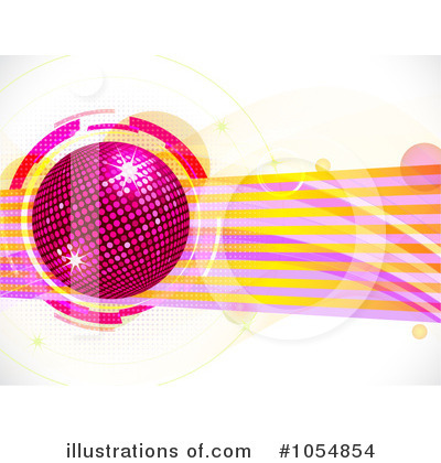 Royalty-Free (RF) Disco Ball Clipart Illustration by elaineitalia - Stock Sample #1054854