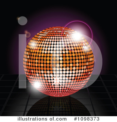 Royalty-Free (RF) Disco Ball Clipart Illustration by elaineitalia - Stock Sample #1098373