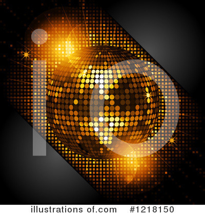 Royalty-Free (RF) Disco Ball Clipart Illustration by elaineitalia - Stock Sample #1218150
